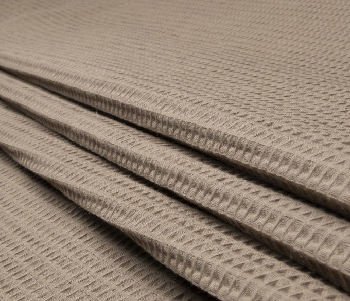 Peignoir nid d’abeille beige top